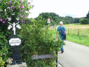 Jezusbeeld langs Krijtlandpad Zuid Limburg