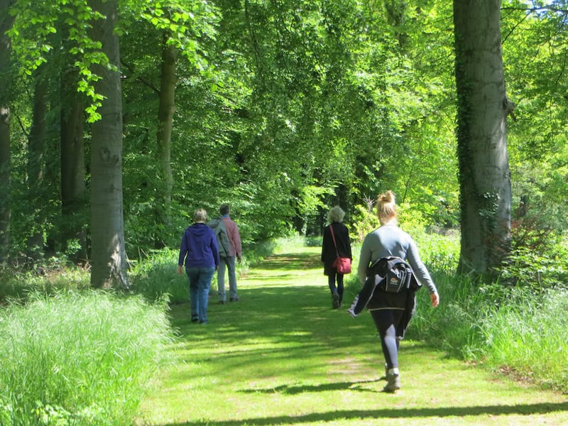 wandeling tijdens kloosterretraite Betlehem